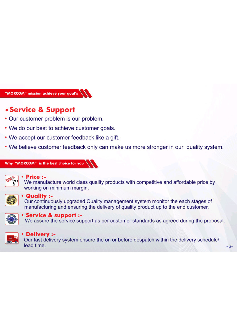 Service and support