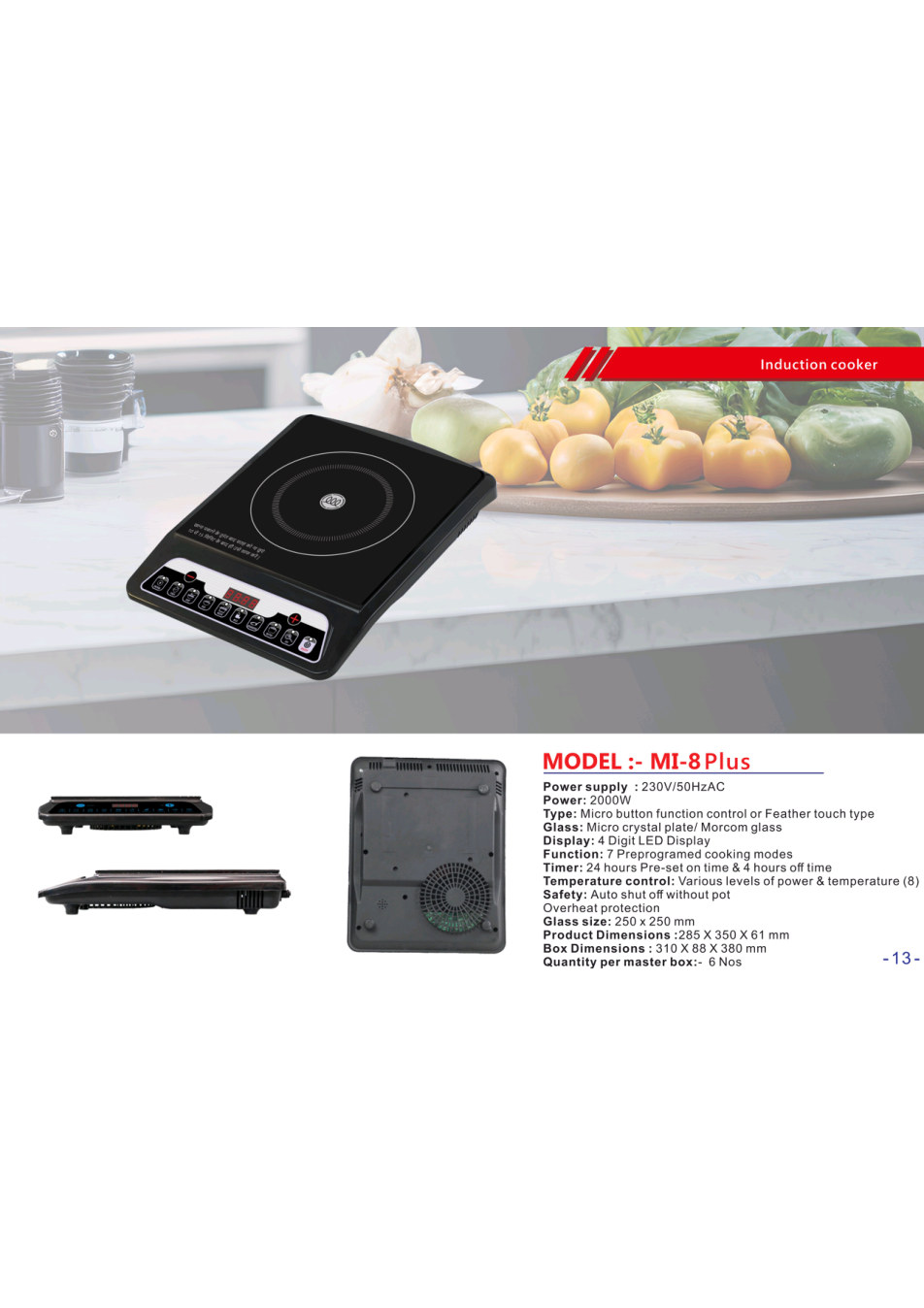 MI-8 Plus Induction Cooker